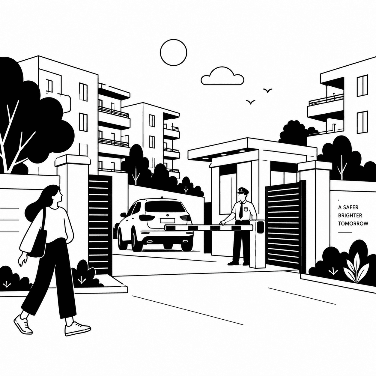 Gated Entrance